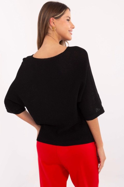 Sweter Damski Model MI-SW-2101.06 Black - Italy Moda Sweter Damski Model MI-SW-2101.06 Black - Italy Moda
