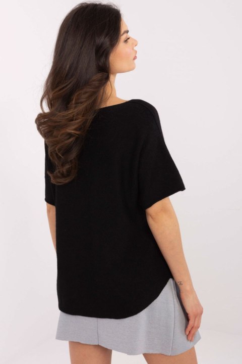 Sweter Damski Model MO-SW-0702.36 Black - Italy Moda Sweter Damski Model MO-SW-0702.36 Black - Italy Moda