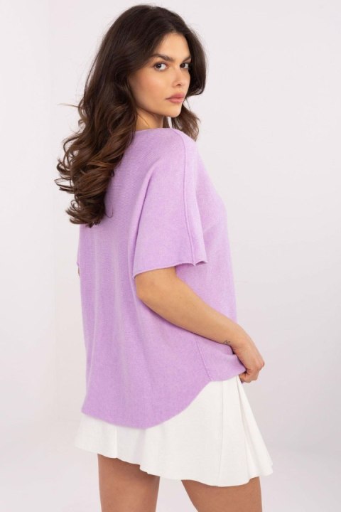 Sweter Damski Model MO-SW-0702.36 Light Violet - Italy Moda Sweter Damski Model MO-SW-0702.36 Light Violet - Italy Moda