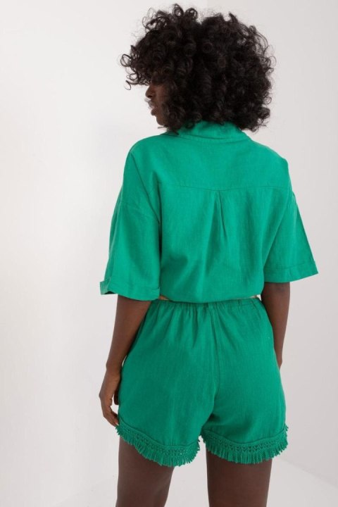 Szorty Damskie Model DHJ-SN-5536.34X Green - Italy Moda Szorty Damskie Model DHJ-SN-5536.34X Green - Italy Moda