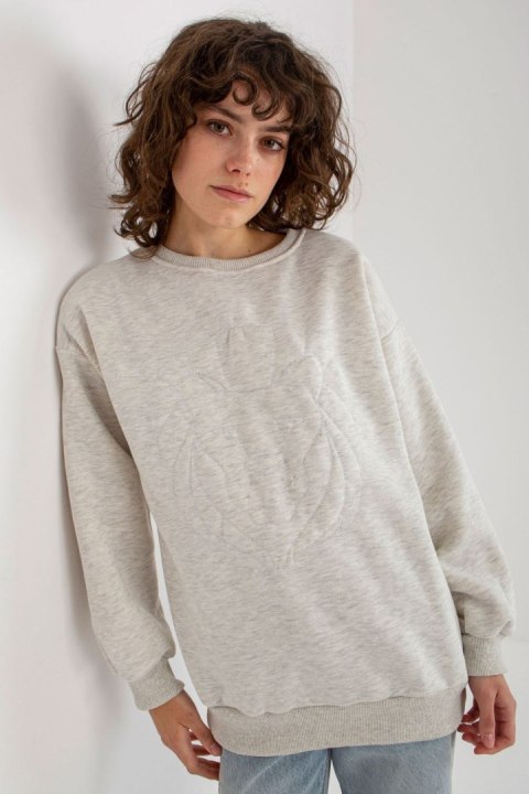 Bluza Damska Model EM-BL-617-4.41P Light Grey - Ex Moda Bluza Damska Model EM-BL-617-4.41P Light Grey - Ex Moda