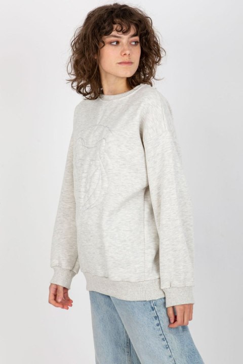 Bluza Damska Model EM-BL-617-4.41P Light Grey - Ex Moda Bluza Damska Model EM-BL-617-4.41P Light Grey - Ex Moda