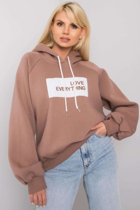 Bluza Damska Model EM-BL-651/2.41X Brown - Ex Moda Bluza Damska Model EM-BL-651/2.41X Brown - Ex Moda
