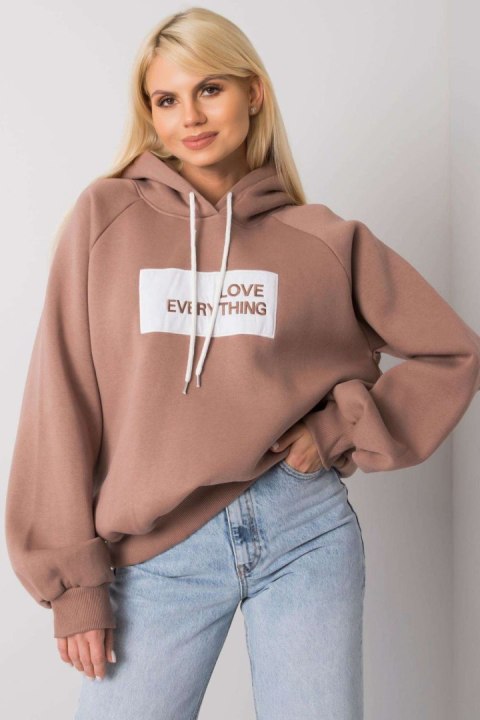 Bluza Damska Model EM-BL-651/2.41X Brown - Ex Moda Bluza Damska Model EM-BL-651/2.41X Brown - Ex Moda