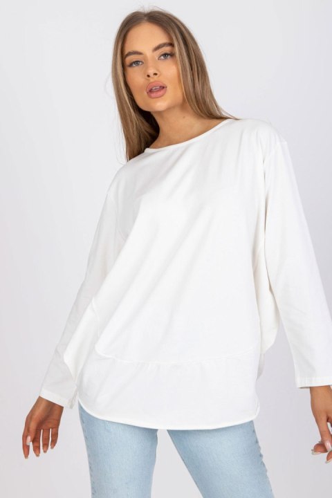Bluzka Model EM-BZ-611.61P Ecru - Ex Moda Bluzka Model EM-BZ-611.61P Ecru - Ex Moda