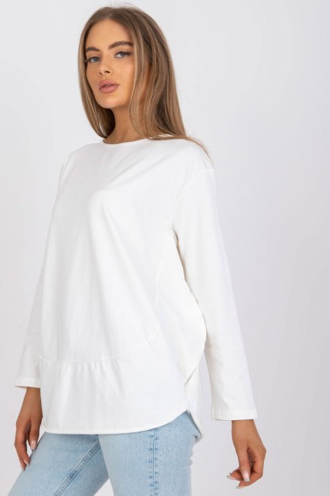 Bluzka Model EM-BZ-611.61P Ecru - Ex Moda Bluzka Model EM-BZ-611.61P Ecru - Ex Moda