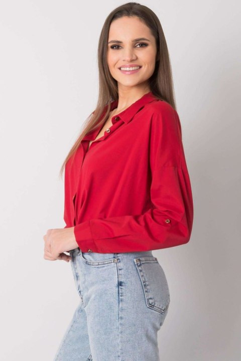 Koszula Damska Model EM-KS-004.42 Dark Red - Ex Moda Koszula Damska Model EM-KS-004.42 Dark Red - Ex Moda