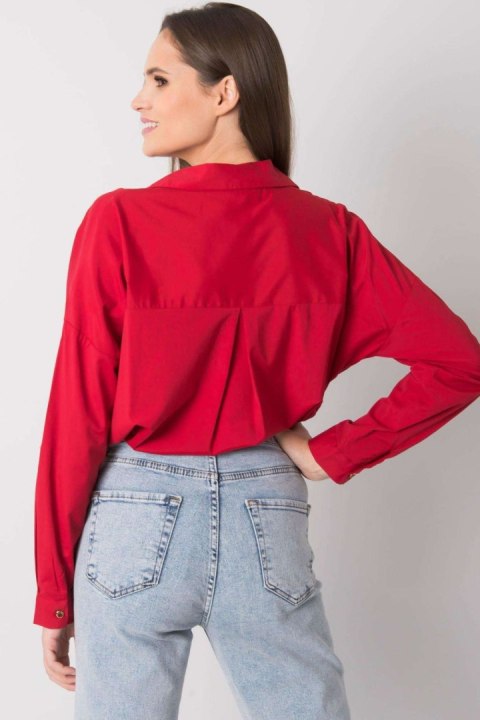 Koszula Damska Model EM-KS-004.42 Dark Red - Ex Moda Koszula Damska Model EM-KS-004.42 Dark Red - Ex Moda