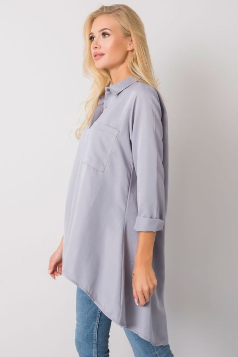 Koszula Damska Model EM-KS-556-1.11 Grey - Ex Moda Koszula Damska Model EM-KS-556-1.11 Grey - Ex Moda
