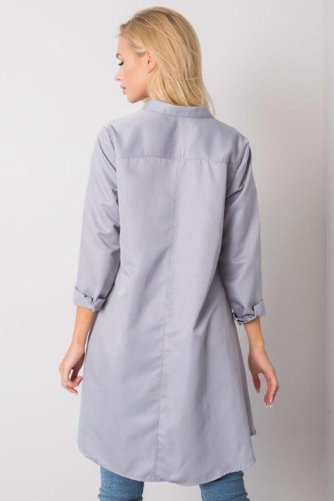 Koszula Damska Model EM-KS-556-1.11 Grey - Ex Moda Koszula Damska Model EM-KS-556-1.11 Grey - Ex Moda
