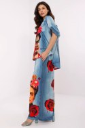 Spodnie Damskie Model DHJ-SP-19183-5.78 Blue - Italy Moda