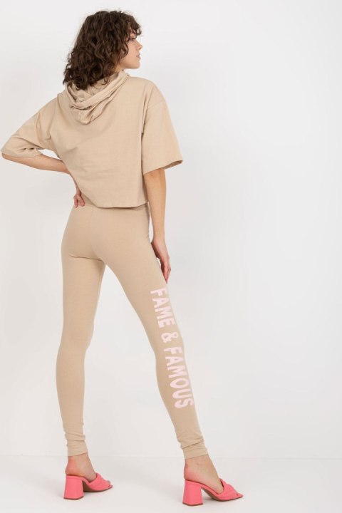 Spodnie Komplet Model EM-KMPL-735.10 Beige - Ex Moda Spodnie Komplet Model EM-KMPL-735.10 Beige - Ex Moda