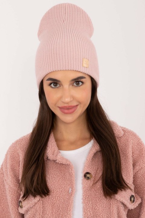 Czapka Model JK-CZ-50.25 Light Pink - Rue Paris Czapka Model JK-CZ-50.25 Light Pink - Rue Paris