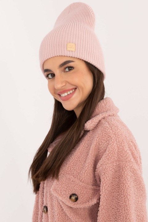Czapka Model JK-CZ-50.25 Light Pink - Rue Paris Czapka Model JK-CZ-50.25 Light Pink - Rue Paris