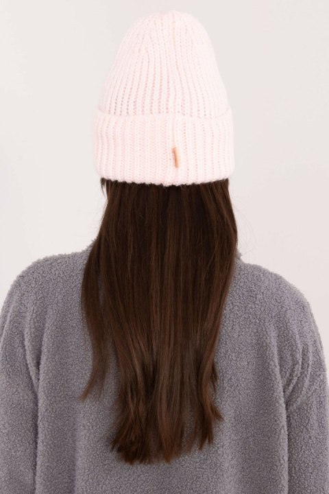 Czapka Model JK-CZ-51.18 Light Pink - Rue Paris Czapka Model JK-CZ-51.18 Light Pink - Rue Paris