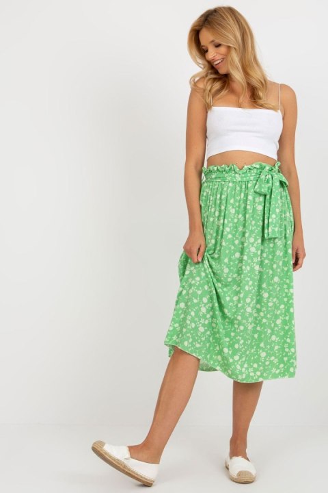 Spódnica Model WN-SD-660-1.20 Light Green - Rue Paris Spódnica Model WN-SD-660-1.20 Light Green - Rue Paris