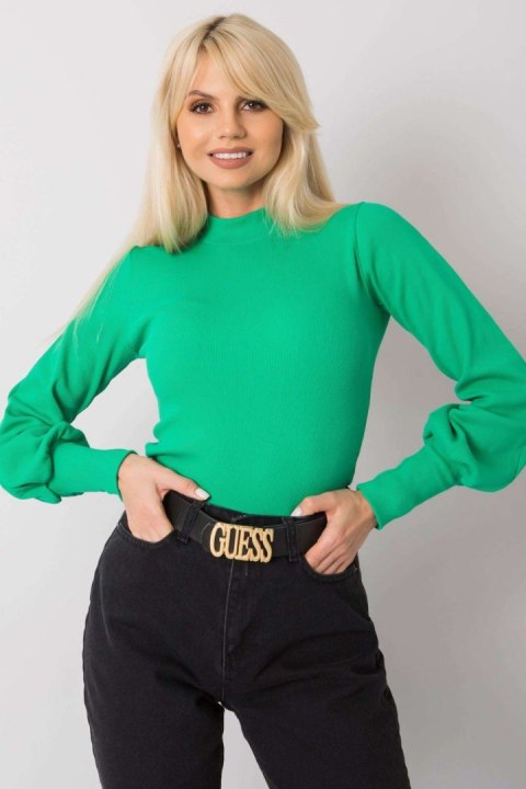 Bluzka Model RV-BZ-5223.15 Green - Rue Paris Bluzka Model RV-BZ-5223.15 Green - Rue Paris