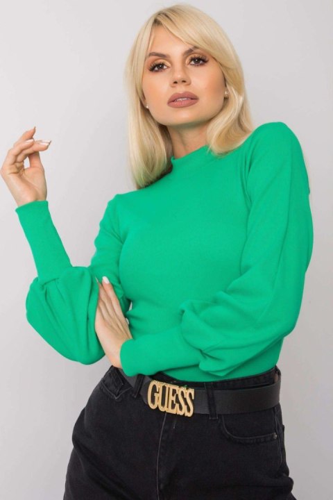 Bluzka Model RV-BZ-5223.15 Green - Rue Paris Bluzka Model RV-BZ-5223.15 Green - Rue Paris