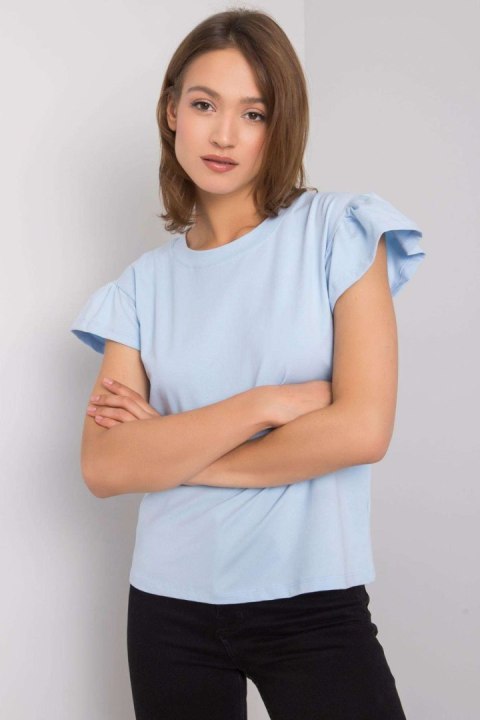 Bluzka Model RV-BZ-6724.69 Light Blue - Rue Paris Bluzka Model RV-BZ-6724.69 Light Blue - Rue Paris