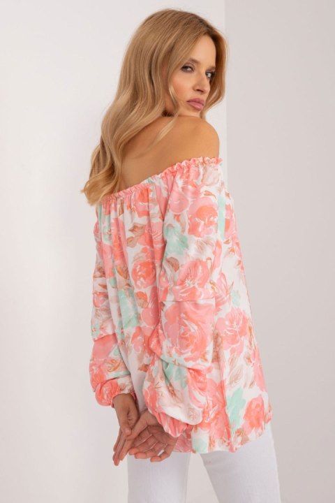 Bluzka Model WN-BZ-8281.22 Brzoskwinia - Rue Paris Bluzka Model WN-BZ-8281.22 Brzoskwinia - Rue Paris