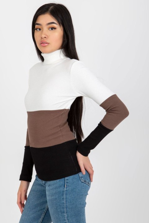 Golf Damski Model RV-BZ-8465.51 White/Black - Rue Paris Golf Damski Model RV-BZ-8465.51 White/Black - Rue Paris