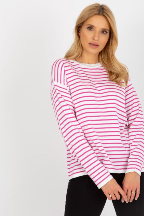 Sweter Damski Model LC-SW-6006.22 Light Violet - Rue Paris Sweter Damski Model LC-SW-6006.22 Light Violet - Rue Paris