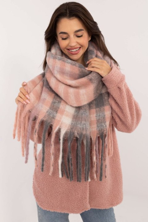 Szalik Model AT-SZ-231301.49 Grey/Pink - AT Szalik Model AT-SZ-231301.49 Grey/Pink - AT
