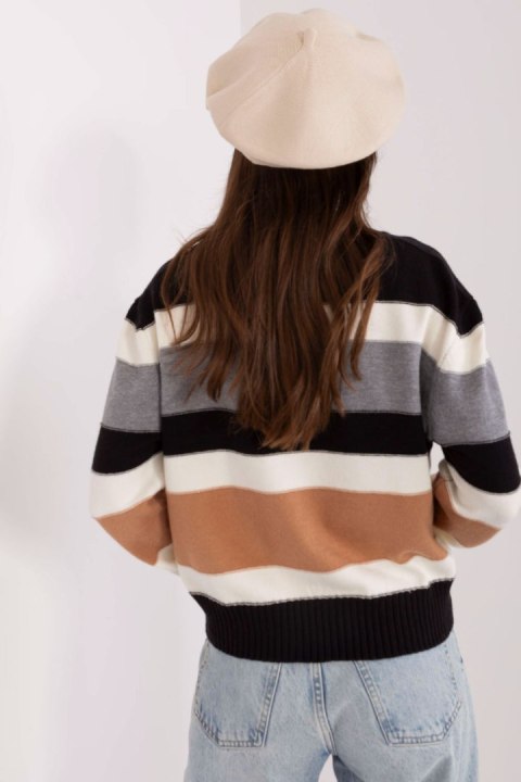 Beret Model AT-CZ-231305.82P Light Beige - AT Beret Model AT-CZ-231305.82P Light Beige - AT