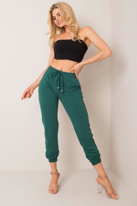 Spodnie Dresowe Model RV-DR-5040.02X Dark Green - BFG Spodnie Dresowe Model RV-DR-5040.02X Dark Green - BFG