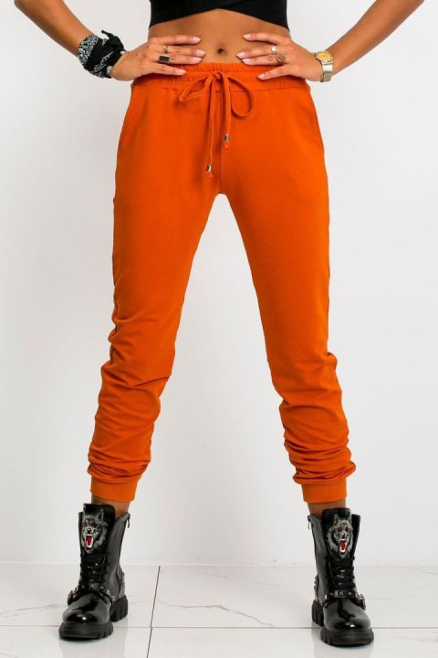 Spodnie Dresowe Model RV-DR-5040.07X Dark Orange - BFG Spodnie Dresowe Model RV-DR-5040.07X Dark Orange - BFG