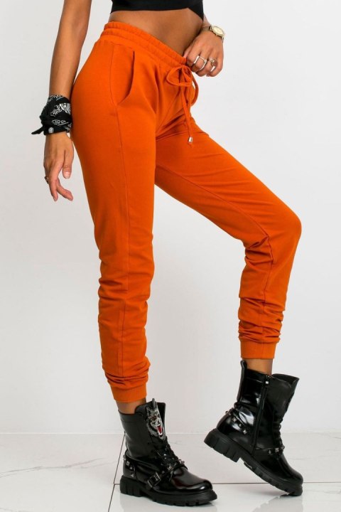 Spodnie Dresowe Model RV-DR-5040.07X Dark Orange - BFG Spodnie Dresowe Model RV-DR-5040.07X Dark Orange - BFG