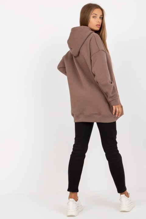 Bluza Damska Model RV-BL-8042.00P Brown - BFG Bluza Damska Model RV-BL-8042.00P Brown - BFG