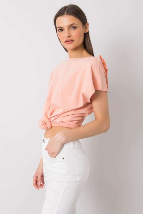 Bluzka Model FA-BZ-6299.01P Brzoskwinia - Fancy Bluzka Model FA-BZ-6299.01P Brzoskwinia - Fancy