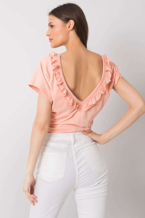 Bluzka Model FA-BZ-6299.01P Brzoskwinia - Fancy Bluzka Model FA-BZ-6299.01P Brzoskwinia - Fancy