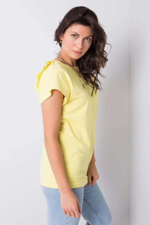 Bluzka Model FA-BZ-6299.01P Light Yellow - Fancy Bluzka Model FA-BZ-6299.01P Light Yellow - Fancy