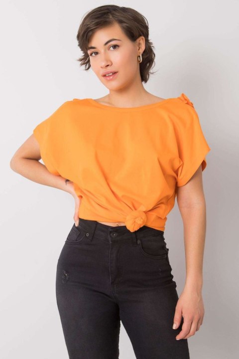 Bluzka Model FA-BZ-6299.01P Orange - Fancy Bluzka Model FA-BZ-6299.01P Orange - Fancy