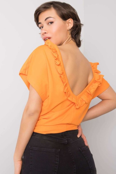 Bluzka Model FA-BZ-6299.01P Orange - Fancy Bluzka Model FA-BZ-6299.01P Orange - Fancy