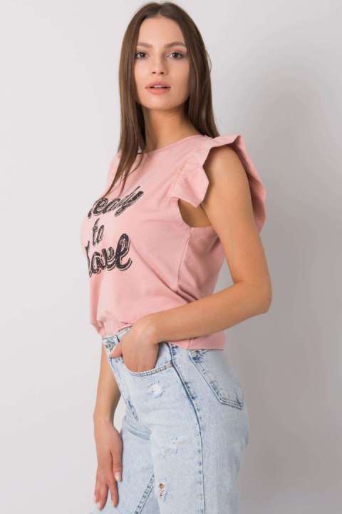 Bluzka Model FA-BZ-7191.10P Light Pink - Fancy Bluzka Model FA-BZ-7191.10P Light Pink - Fancy