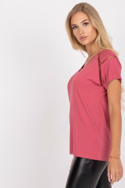 Bluzka Model FA-BZ-7237.40P Dark Pink - Fancy Bluzka Model FA-BZ-7237.40P Dark Pink - Fancy