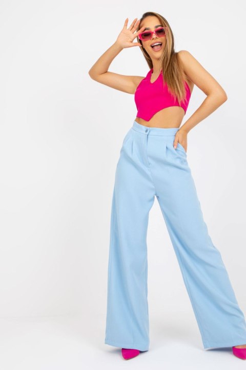 Spodnie Damskie Model BR-SP-235.72 Light Blue - Xsapienza Spodnie Damskie Model BR-SP-235.72 Light Blue - Xsapienza