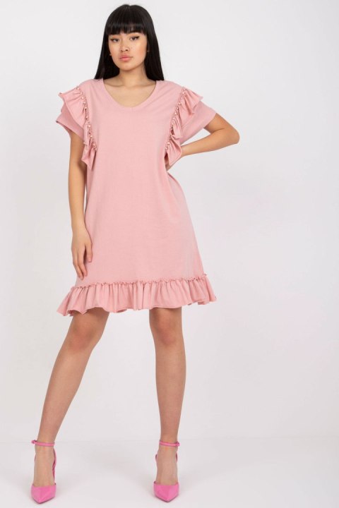 Sukienka Model FA-SK-7017.72P Light Pink - Fancy Sukienka Model FA-SK-7017.72P Light Pink - Fancy