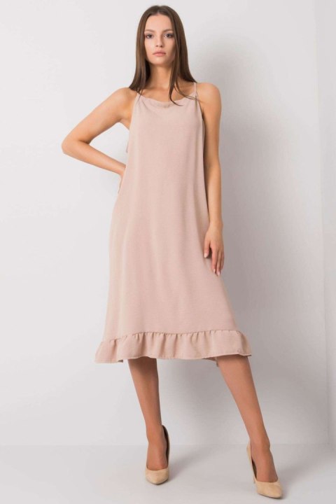 Sukienka Model FA-SK-7086.08P Beige - Fancy Sukienka Model FA-SK-7086.08P Beige - Fancy