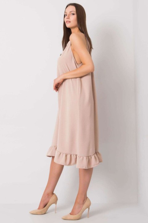 Sukienka Model FA-SK-7086.08P Beige - Fancy Sukienka Model FA-SK-7086.08P Beige - Fancy