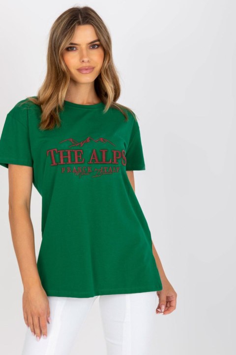 T-shirt Damski model FA-TS-7720.43P Green - Fancy T-shirt Damski model FA-TS-7720.43P Green - Fancy