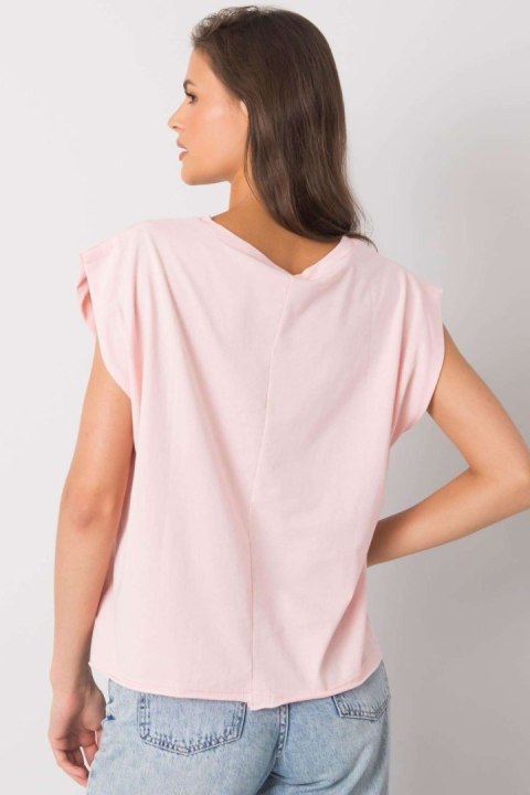 Tshirt Damski Model FA-BZ-7139.73P Light Pink - Fancy Tshirt Damski Model FA-BZ-7139.73P Light Pink - Fancy