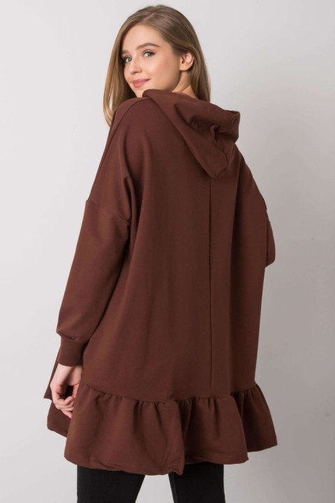 Tunika Model FA-TU-7369.41X Dark Brown - Fancy Hurtownia odzieży on-line, moda damska, bielizna i obuwie dla kobiet - Matterhorn Tunika Model FA-TU-7369.41X Dark Brown - Fancy Hurtownia odzieży on-line, moda damska, bielizna i obuwie dla kobiet - Matterhorn