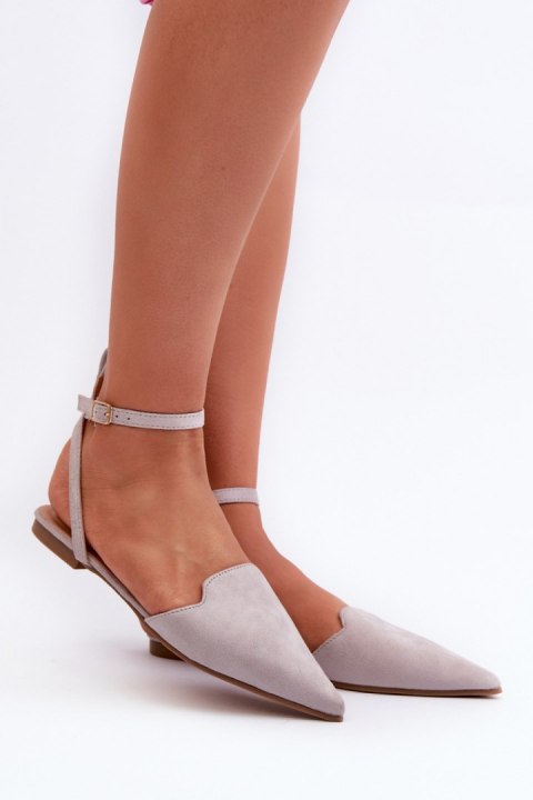 Baleriny Model Ellesara JH257P Grey - Step in style Baleriny Model Ellesara JH257P Grey - Step in style