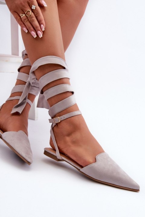 Baleriny Model Ellesara JH257P Grey - Step in style Baleriny Model Ellesara JH257P Grey - Step in style
