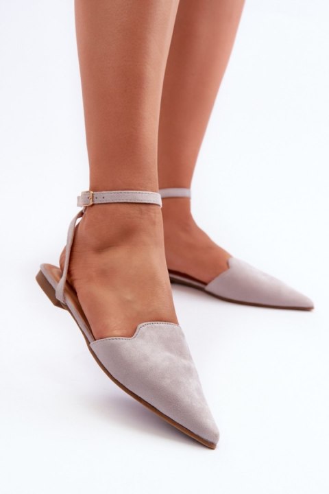 Baleriny Model Ellesara JH257P Grey - Step in style Baleriny Model Ellesara JH257P Grey - Step in style