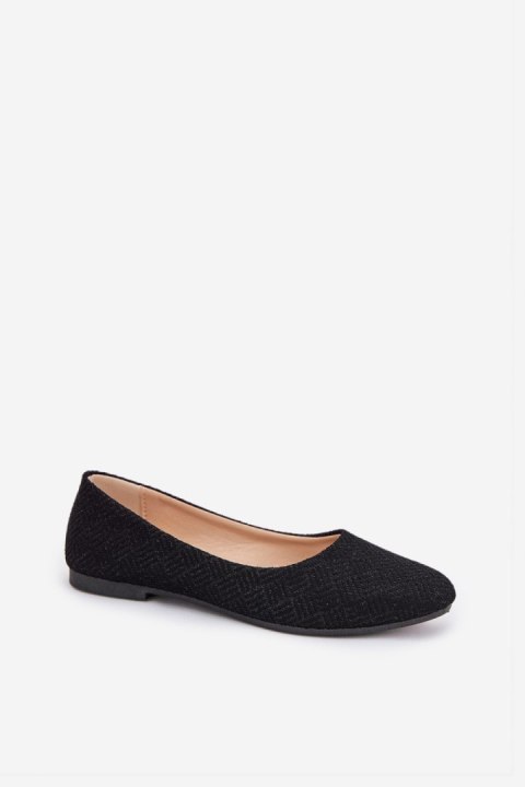 Baleriny Model Tatorelis 25BL02-9047 Black - Step in style Baleriny Model Tatorelis 25BL02-9047 Black - Step in style